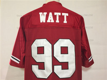 JJ Watt Pewaukee Pirates High School Football Jersey Custom Throwback Retro Jersey