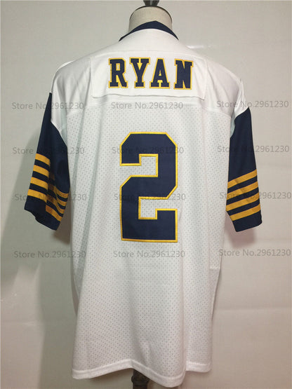 Matt Ryan Penn Charter High School Football Jersey Custom Throwback Retro Jersey