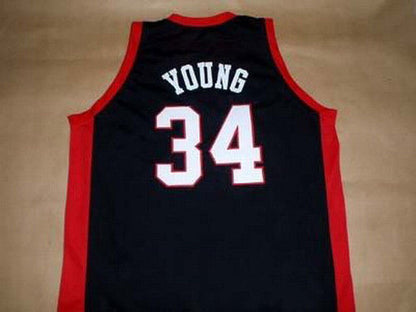 Nick Young Cleveland High School Basketball Jersey Custom Throwback Retro Jersey