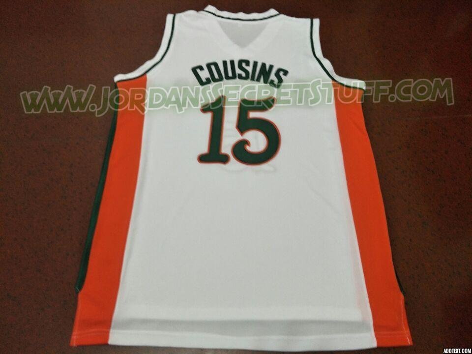 DeMarcus Cousins Rattlers High School Basketball Jersey Custom Throwback Retro Jersey