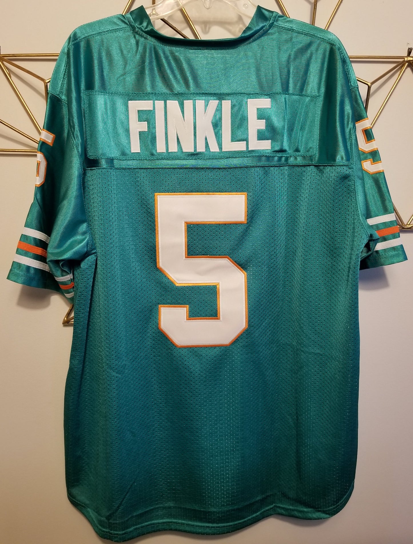 Ray Finkle Ace Ventura Movie Miami Dolphins Football #5 Movie Jersey Custom Throwback 90's Retro Movie Jersey