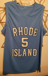 Lamar Odom Rhode Island College Basketball Jersey Custom Throwback Retro College Jersey