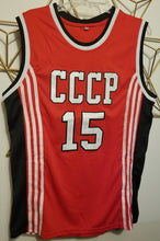 Load image into Gallery viewer, Arvydas Sabonis CCCP Basketball Jersey Custom Throwback Retro Jersey