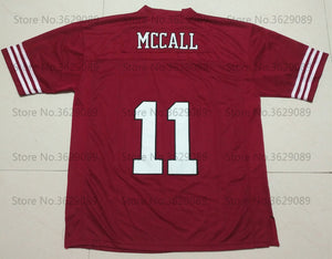 Scott McCall Teen Wolf TV Beacon Hills #11 Lacrosse Jersey Custom Throwback Retro TV Show Jersey
