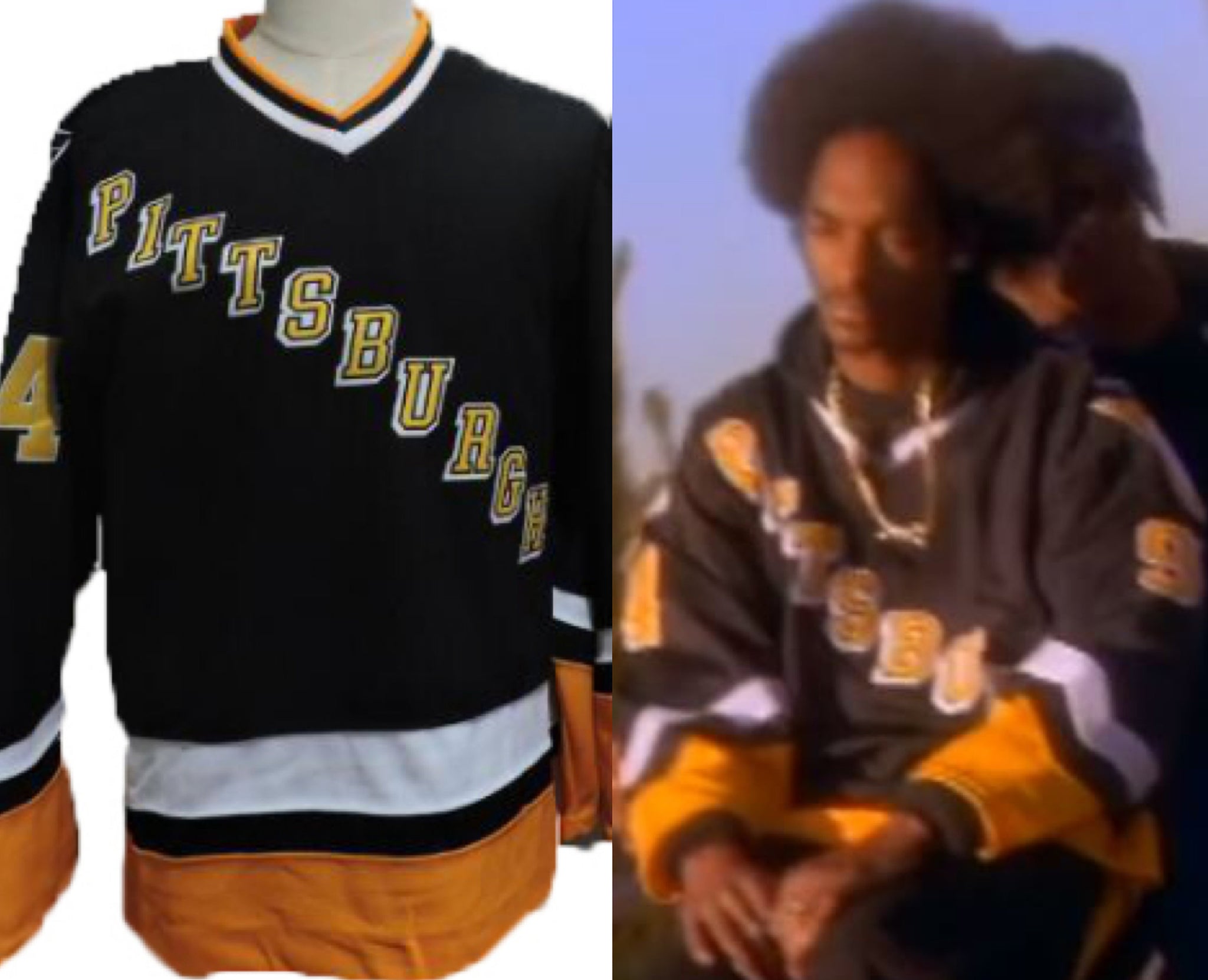 1994 Snoop Dogg Gin and Juice Pittsburgh Penguins Jersey