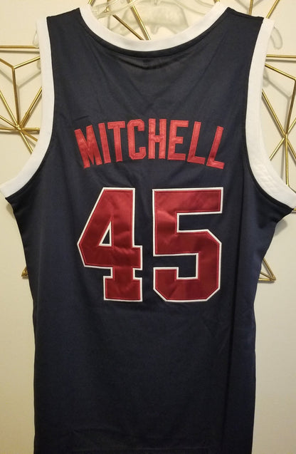 Donovan Mitchell Brewster High School Basketball Jersey Custom Throwback Retro Jersey