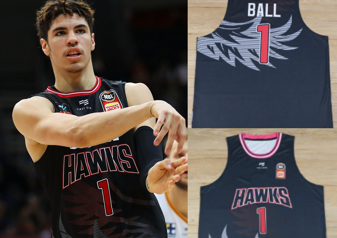 LaMelo Ball Hawks Australia 2020 Draft Melo Rookie Aussie League Jersey