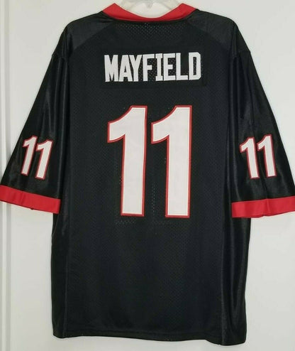 Baker Mayfield High School Football Jersey Cleveland Custom Throwback Retro