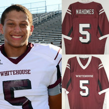 Load image into Gallery viewer, Patrick Mahomes Whitehouse High School Football Jersey Retro Throwback Custom Jersey